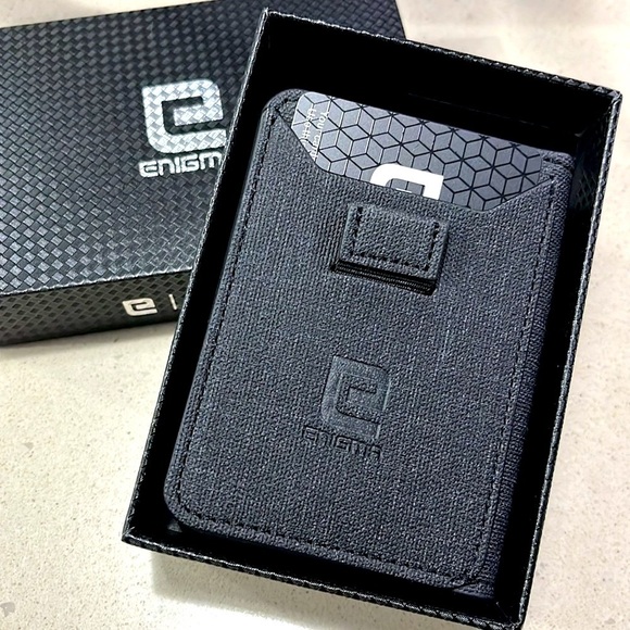 Brand New RFID Blocking Slim Aluminum Card Wallet Black Front Pocket Minimalist - Picture 1 of 15